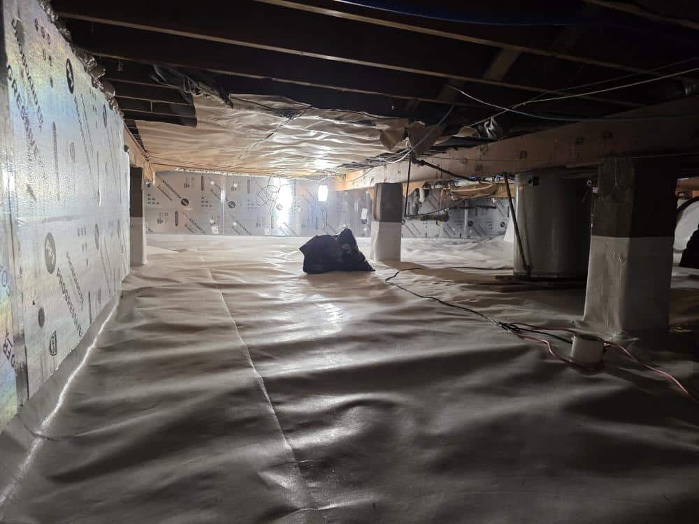 Crawl Space Encapsulation Process