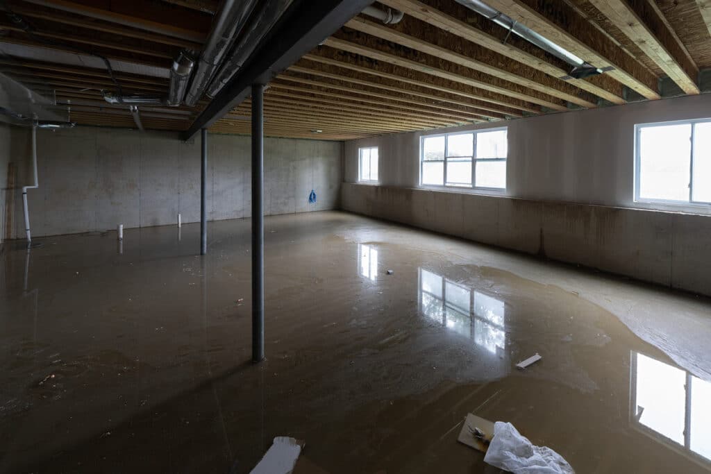 Basement hydrostatic pressure